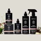 Signature Set, Includes All Purpose Cleaner, Dish Soap, Hand Wash, Hand Cream, & Scented Candle, Mayfair