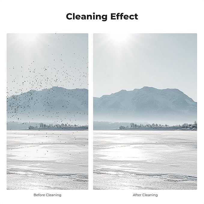 K&F Concept 4-in-1 Camera Cleaning Kit with Lens Brush Pen, Rocket Air Blower, Microfiber Cleaning Cloth, Lens Cleaner Kit for Canon Nikon Pentax Sony DSLR Cameras Cleaning Tool Accessories