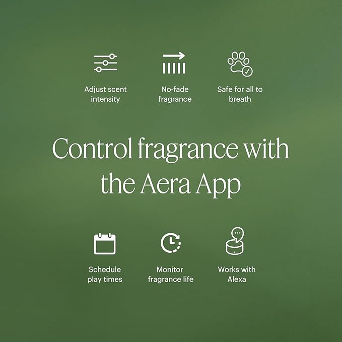 Aera Mini Indigo - Essential Oil for Home - Crisp Apple and Cedarwood Fragrance - Notes of Citrus, Jasmine and Sandalwood- Scent Refill - Capsule Size Works with Mini Diffuser