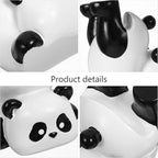 Garneck Resin Animal Glasses Holder Panda Eyeglass Stand for Sunglasses Display Figurine Decor for Home and Desk Secure Eyewear Organizer for Panda Lovers