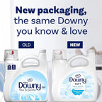 Downy Free & Gentle Liquid Fabric Softener,140 fl oz,190 Loads,Hypoallergenic,Sensitive Skin Friendly Fabric Conditioner Liquid,(Pack of 2)