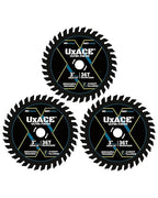 3-Inch 36-Tooth Circular Saw Blade with 3/8-Inch Arbor, Ultra Finish General Purpose Cutting, Carbide Tip, Thin Kerf, for Plywood, MDF, OSB, Laminated, Plastic, Thin Aluminum, 3 Pack