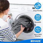 Microfiber Cleaning Cloth, 10 Pack Reusable Microfiber Towels for Cars Lint Free Cleaning Shop Towel Rags for Home Kitchen Automotive Bar Mechanic Restaurant Garage, 11.5"x 11.5", Grey