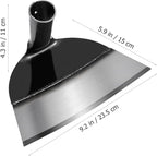Steel Hand Hoe Head: 23.5cm Agriculture Tool for Garden Weeding & Farm Soil Loosening (Without Handle)
