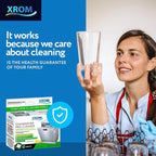 XROM Dishwasher Cleaner Tablets, Plant Based, Deep Clean And Descale, Removes Odors, Removes Hard Water Stains, Powerful Descaling, 6 Treatments (Lemon Scent)