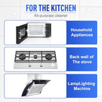 Multi-Purpose Powerful Cleaner for Kitchen, Upgrade Heavy Kitchen Grease Remover, 3 In 1 Coconut Oil Natural Cleanser for Faucets, Tiles, Oven & Stove Top (1)