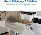 Rotary Roller Steam Press Iron, Hotel Linen Ironing Machine With Continuous Steam for Commercial Home Use. For Bed Sheet,Pillowslip,Napkin,Tablecloth And Almost Any Flat, Appropriately Sized Textile