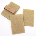 Natural Scouring Pads 10 Pack- Dish Scrubber Non-Scratch Sisal Cleaning Scrub Pads, Eco-Friendly Glass Coconut Fiber Kitchen Scrubbers for Pans and Pots, Compostable, Biodegradable (10 Pack)