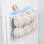 Magnetic Dryer Ball Holder, Lint Bin For Laundry Room, Wool Dryer Ball Storage Container Organizer, Metal Magnetic Laundry Organizer, Magnetic Basket, Laundry Room Organization And Storage