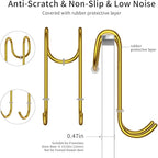 Shower Squeegee for Glass Door 12-Inch Stainless Steel Bathroom Squeegee Window Wiper, with Shower Door Hook, Adhesive Hook, and Spare Silicone Blade for Window Mirror Car All-Purpose Squeegee