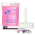 All Purpose Jewelry Cleaner Kit w/8oz Cleaning Solution, Basket & Brush - Jewelry Cleaner Kit for Gold, Silver, Diamonds, Rings, Gems & Precious Stones