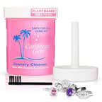 All Purpose Jewelry Cleaner Kit w/8oz Cleaning Solution, Basket & Brush - Jewelry Cleaner Kit for Gold, Silver, Diamonds, Rings, Gems & Precious Stones