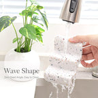 Luxspire Soap Dish, Marble Soap Dish, Self-draining Tray, Soap Holder Saver for Shower, Bathroom, Sink, Kitchen and Countertop - Terrazzo