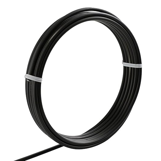 Wazakura 150 gr Black Anodized Aluminum Bonsai Training Wire Made in Japan (4 mm, Black)