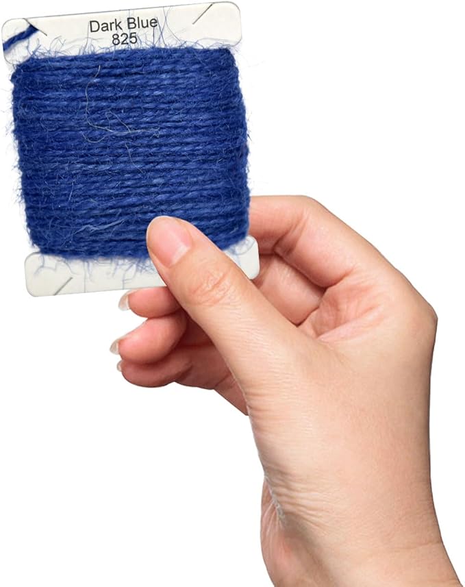 Jute Twine 15m Long Twine String for Crafts Gift Wrapping Packing Gardening Crochet Knitting Macrame Decor (Dark Blue)