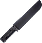 Snake Eye Machete with Heavy Duty Construction-Ergonomic Non-Slip Handle and Belt Sheath for Gardening, Land-Management, Bushcraft, Hunting and Outdoor