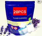 Hard Floor Cleaner,Lavenger Scent 20 Count (1Pack) Made From Natural Ingredients,Safe for All Hard Floors,Perfect for Variety of Mop Buckets (lavender-20)