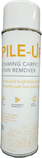 Pile-Up Foaming Carpet Stain Remover, Foaming Aerosol, 18 oz Net (1, Each)