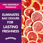 Vamoosh 6-in-1 Washing Machine Cleaner | Dissolves Pet Hair | Prevents Blockage | Grapefruit Scent | Removes Limescale | Deep Clean | Eliminates Odor | Descales | 150g (Pack of 6)