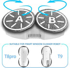 FMART Microfiber Cleaning Clothes Window Cleaner Robot T9PRO/T10PRO/T11, Reusable, Machine Washable, Replacement Set, 12pcs