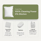 Grab Green 3-in-1 Laundry Detergent Pods, 132 Count, Lavender Vanilla Scent, Plant and Mineral Based, Superior Cleaning Power, Stain Remover, Brightens Clothes