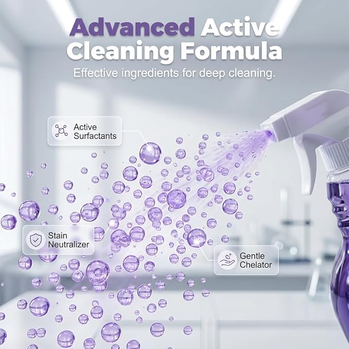 Fliwos Spray Oven Cleaner, 2026 Upgraded All-Purpose Spray Cleaner with Concentrated Cleaning Tablets, Multi-Surface Cleaning Spray for Oven, Grill, Kitchen, Bathroom and Home (1 Bottle+30 Pcs)