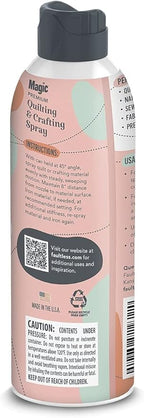 Magic Premium Quilting & Crafting Spray Can – Fabric Spray for Cutting, Creasing, & Sewing – Best Press Spray Starch for Quilting to Flatten Seams & Wrinkles – Wrinkle Spray (15oz Aerosol) 2 Pack