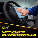 HOMEXCEL Blue Microfiber Cleaning Cloth 50 Pack, 12.5 x 12.5 inch Microfiber Towels for Cars, Ultra Absorbent Car Washing Cloth, Lint Free Streak Free Cleaning Rags for Car, Kitchen, and Window