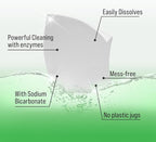 Rockin' Green Travel Laundry Detergent Sheets - Mess-Free Laundry Sheets Detergent Powerful Cleaning with Sodium Bicarbonate - Easily Dissolvable Laundry Soap Sheet (104 Loads, Freshwood Mac)