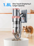 Cordless Vacuum Cleaner Handheld Vacuums 500W/45Kpa Lightweight Stick Vacuums Powerful Suction with 60min Runtime for Home Pet Hair Car