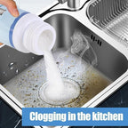 Sink and Drain Cleaner, Wild Tornado Cleaner Drain Cleaner, Multi-functional Pipe Dredge, Powerful Sink and Drains Cleaners Powder for Kitchen and Bathroom (2)