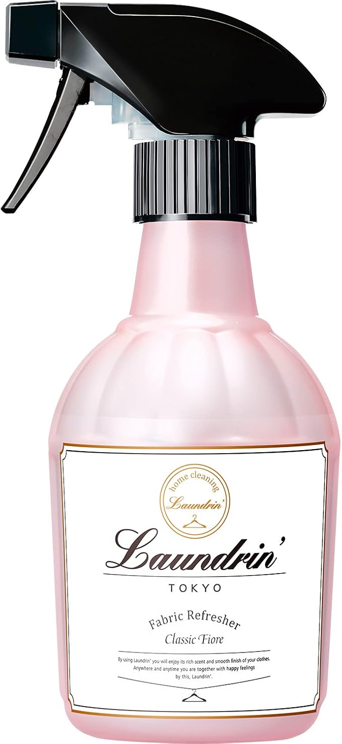 Laundrin Fabric Refresher Spray, Pet Odor Eliminator for Home, Room Essentials Fabric Spray, & Odor for Mattress, Curtain, Sofa, Carpet, Furniture, and Bedding - 300ml, Classic Fiore