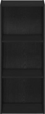 Furinno Luder Bookcase / Book / Storage , 3-Tier, Blackwood
