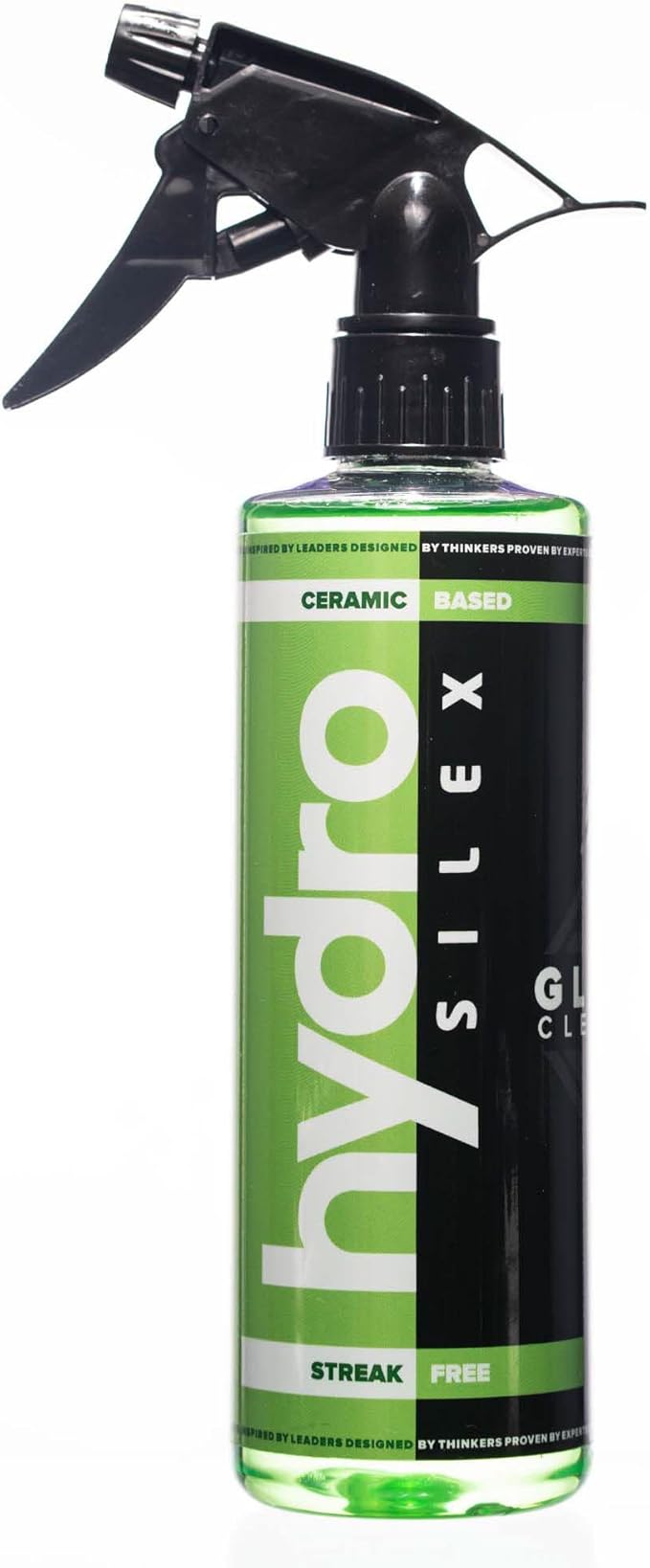 HydroSilex Glass Cleaner (16oz) | Recharge Your Glass & Windows | Streak Free Performance | SIO2 Infused Ceramic Formula | Safe On Tinted Glass | Effortless Cleaning Process