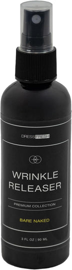 Wrinkle Releaser, Relaxes Wrinkles Quickly, Bare Naked Scent, Premium Collection, 3 Fl Oz Travel Size, Odor Eliminator, Fabric Conditioner, Anti-static Spray