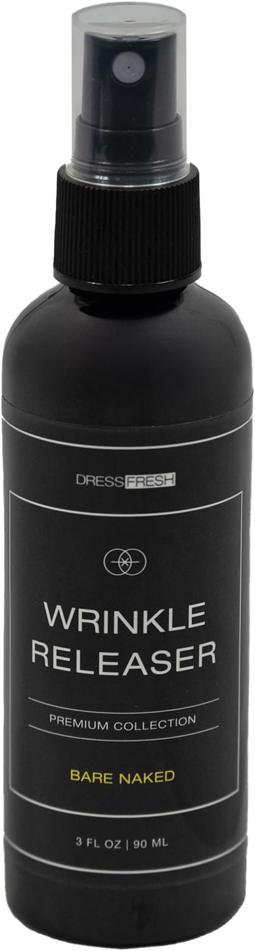 Wrinkle Releaser, Relaxes Wrinkles Quickly, Bare Naked Scent, Premium Collection, 3 Fl Oz Travel Size, Odor Eliminator, Fabric Conditioner, Anti-static Spray