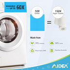 AIDEA Swedish Dishcloths for Kitchen, 20PK, Reusable Paper Towels, Kitchen Washcloths Dish Rags, Eco Friendly No Odor Reusable Cleaning Cloths, Cellulose Sponge Cloths, 7"×6"