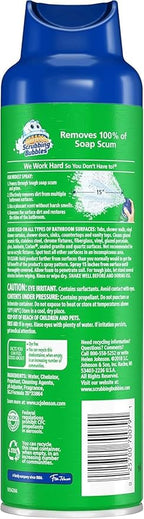 Scrubbing Bubbles Mega Bathroom and Shower Foamer Aerosol, Rainshower Scent, 20oz