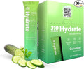310 Nutrition Sugar Free Electrolytes Powder - Instant Hydration Packets for Daily Fluid Balance - Caffeine-Free Rehydration Drink Mix w/ Vitamins, Low Calorie & Keto Friendly - Cucumber 30 Singles