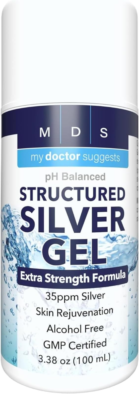 Colloidal Silver Gel Extra Strength - 35ppm Activated Colloidal Silver Gel for Maximum Potency - Made in USA - Structured Formula in a Convenient 4 Pack