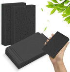 6 - Pack Non-Scratch Scrub Sponges - Sponges for Dishes and Washing Dishes, Cleaning Sponges for Kitchen Home and More（Black）