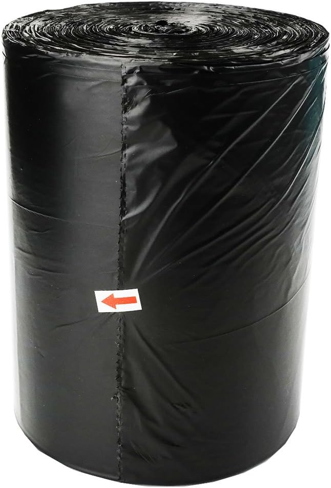 13 Gallon Kitchen Trash Can Liners, 130 Counts, Black