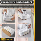 Steamer for Clothes – Handheld Portable Clothes Steamer for Travel and Home – Compact Garment Steamer with Fast Heat-Up – Lightweight Wrinkle Remover by Ram Demand