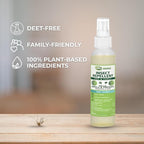 Mosquito Magician Natural Bug Spray for Body – Kid Safe Mosquito Repellent Spray with Natural Essential Oils, Kills, Repels, & Prevent Travel Size Bug Spray for Kids & Family – Cedarwood, 4 OZ