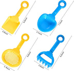8 Pcs Sand Shovels Colorful Plastic Beach Shovels Bulk Garden Beach