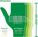 Clear Vinyl Food Safe Disposable Gloves Latex Free Powder Free for Food Prep Handling Cooking Cleaning