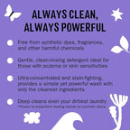Molly's Suds Original Laundry Detergent Powder | Clean Laundry Detergent Powder for Sensitive Skin | Simple, Effective Ingredients, Stain Fighting | 240 Loads (Lavender)