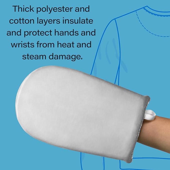 Garment Steamer Ironing Gloves Anti Steam Glove Heat Resistant Garment Steamer Mitt Accessories for Clothes,Heat resistant clothing steam engine gloves