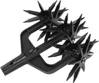 Garden Soil Scarifier, Rotating Cultivator Adjustable Manual Tiller Hand Tools Cultivators Tines Deep Plowing Aeration Reseeding Grass Mixing Loosening Handle Aerate Weed Cultivate Plant Reseed