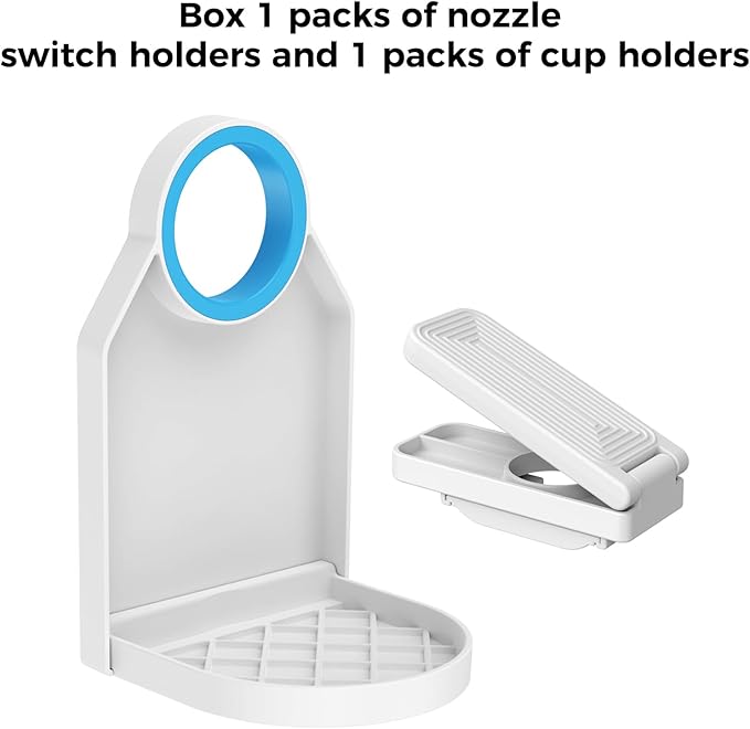 KMOUANTS Laundry Detergent dispenser Cup Holder,Nozzle Upgraded Labor-Saving Switch Easily No More runny or Messy Laundry Detergent, Laundry Cup Holder and drip Tray room organization and storage